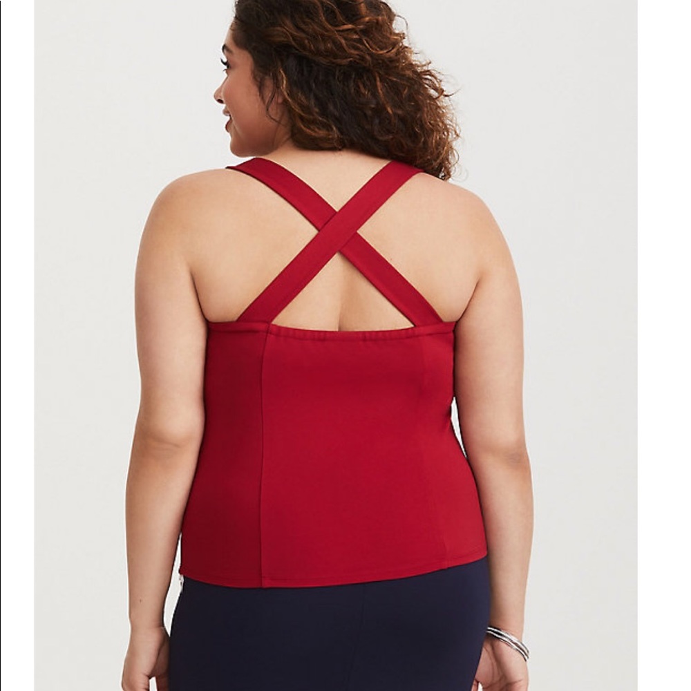 Torrid Retro Red Sweetheart Sailor Tank NWT - Picture 4 of 4
